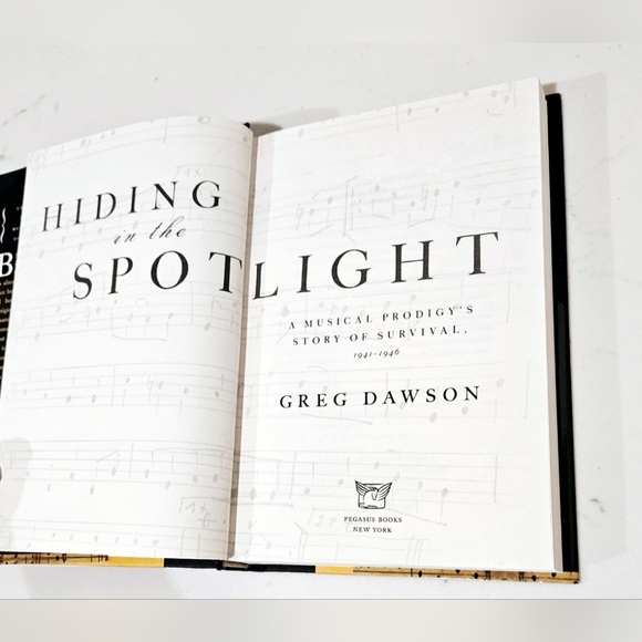 Hiding In The Spotlight A Musical Prodigy's Story Of Survival Hardcover Book - Picture 4 of 8